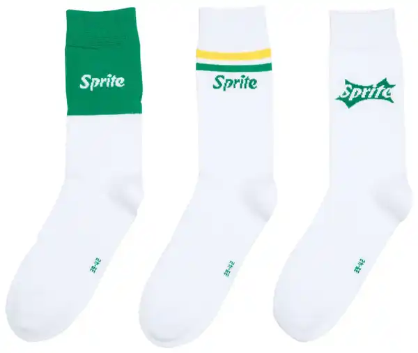 Bild 1 von Socken »Sprite, Coca Cola, Fanta«, 3 Paar