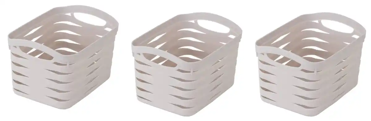 Bild 1 von DOMOPAK LIVING Aufbewahrungskorb »Laki« 3 l, 3-St.-Packg.