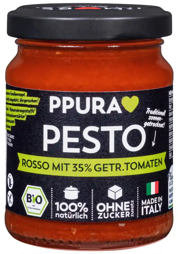 Bild 1 von PPURA Bio-Pesto, 120-g-Glas