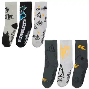 Kinder-Socken »Harry Potter«, 3 Paar