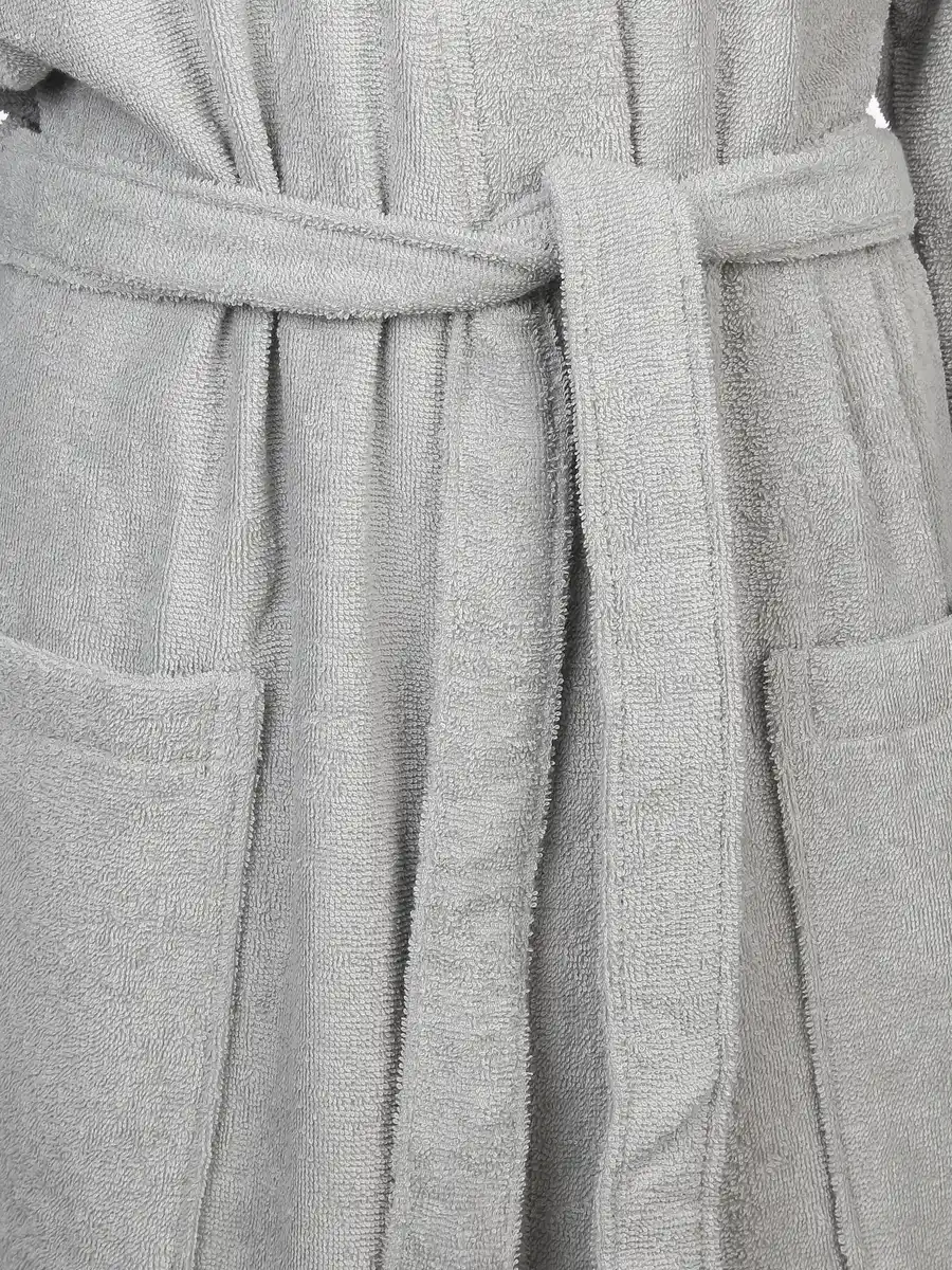 Bild 3 von Bademantel unisex im Kimono Style Grau