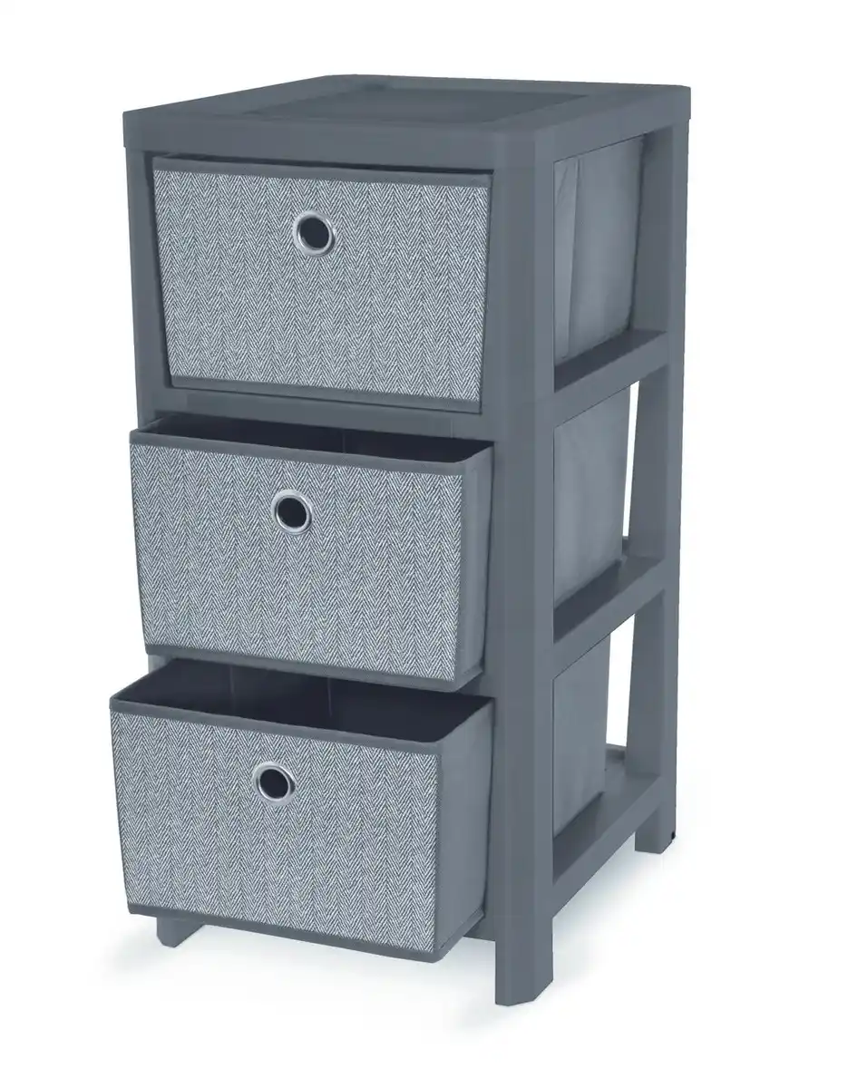 Bild 2 von DomoLiving Hekka-Schubladenturm - Grau