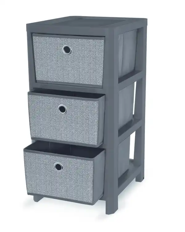 Bild 2 von DomoLiving Hekka-Schubladenturm - Grau