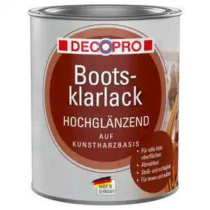 DecoPro Bootsklarlack farblos hochglänzend für innen und außen