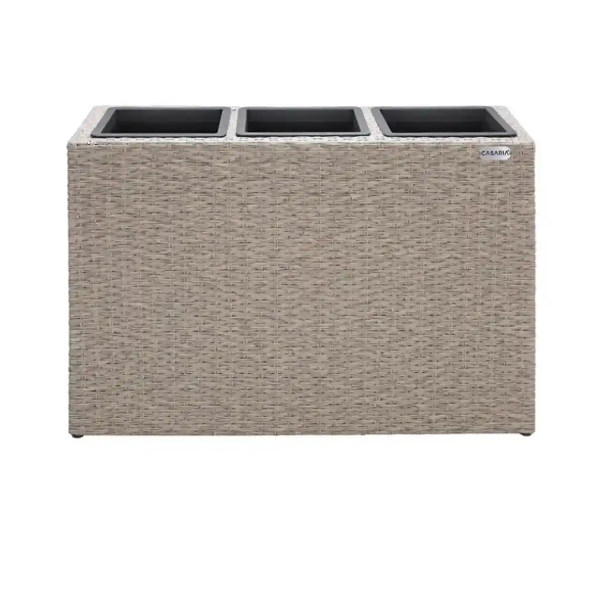 Bild 1 von Blumenkasten Polyrattan 83x60x30,5cm, creme