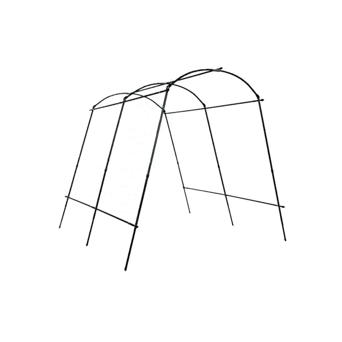 Bild 1 von Dekorative Rankhilfe Rankbogen, ca. 180 x 190 x 220 cm - Schwarz