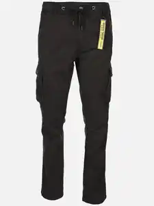 Herren Cargo-Schlupfhose mit vielen Details Schwarz