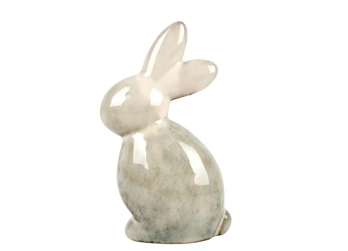 Bild 1 von Porzellan-Dekohase ca. L 10 x B 7 x H 18 cm