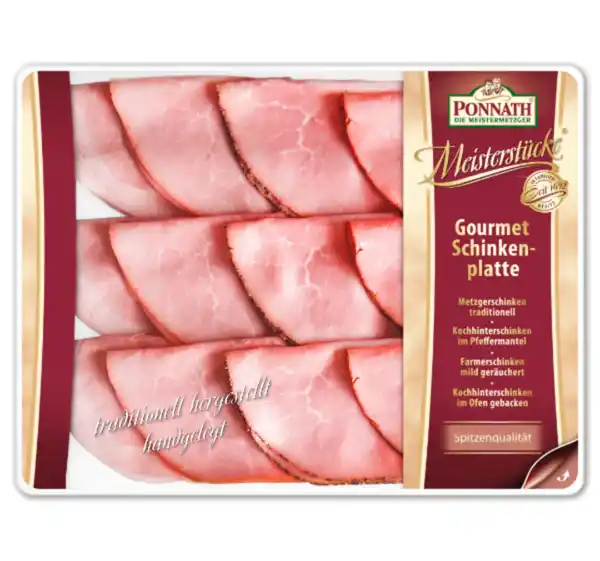 Bild 1 von PONNATH Gourmet Schinkenplatte*