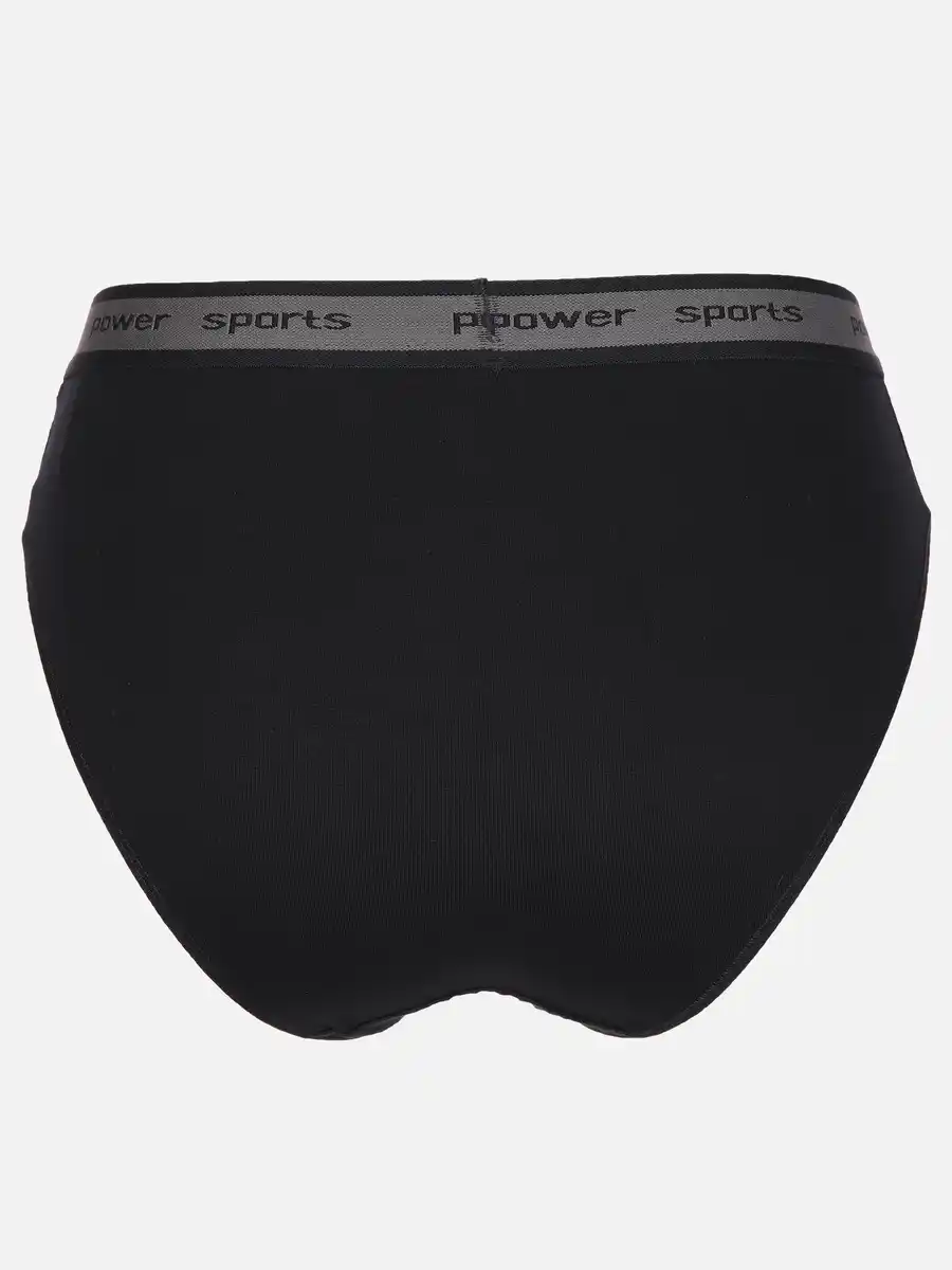 Bild 2 von Damen Slip 2er Pack Powersport Schwarz