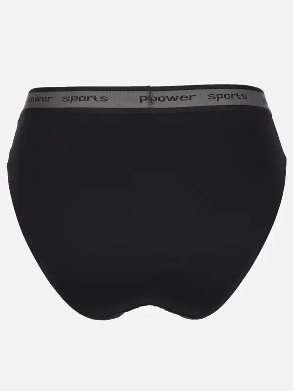 Bild 2 von Damen Slip 2er Pack Powersport Schwarz