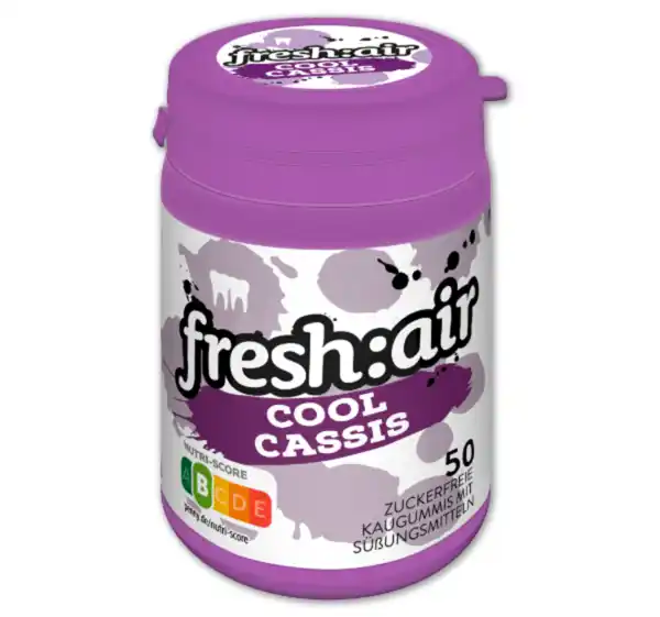 Bild 1 von FRESH:AIR Kaugummis Cool Cassis