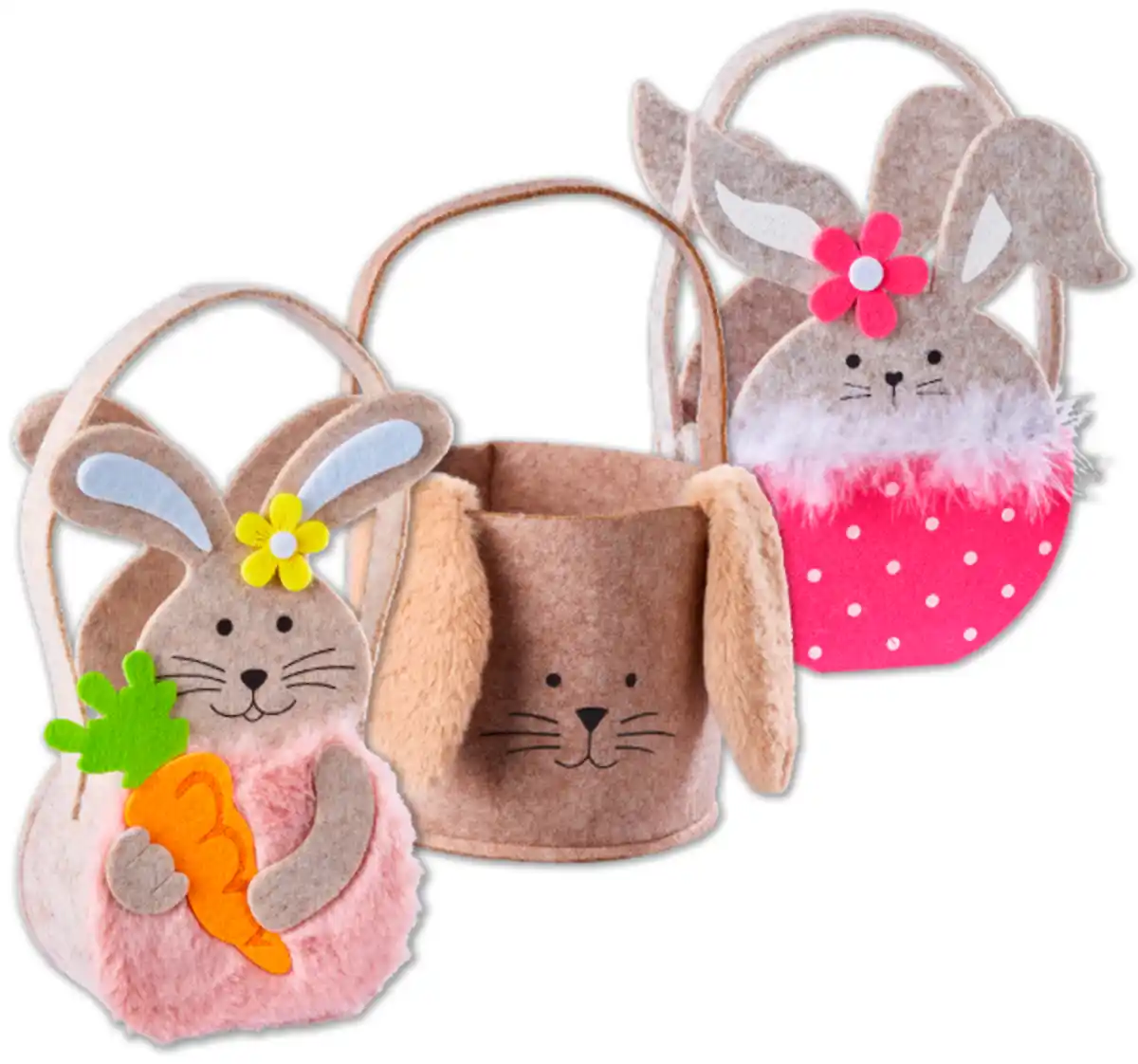 Bild 1 von Filzkörbchen mit Ostermotiv oder Gras*