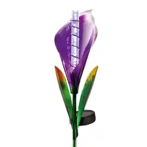 LED-Solar-Gartenstecker "Calla Lila"