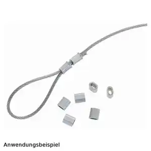 Pressklemme Aluminium 3mm 6Stk.