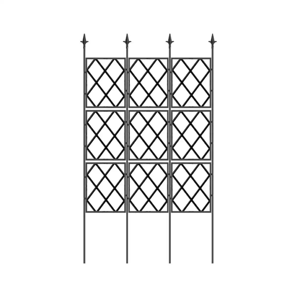 Bild 1 von Gerade Rankhilfe, ca. 85 x 190 cm - Schwarz