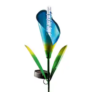 LED-Solar-Gartenstecker "Calla Blau"