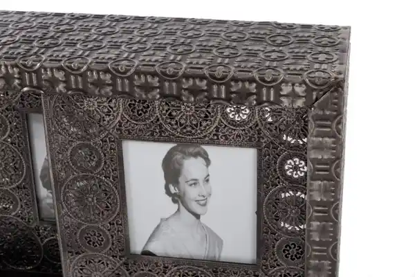 Bild 2 von My Flair Metallbilderrahmen 3er-Set, "Hazine", silber