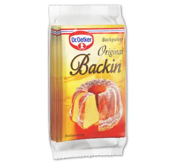 Bild 1 von DR. OETKER Backin Backpulver