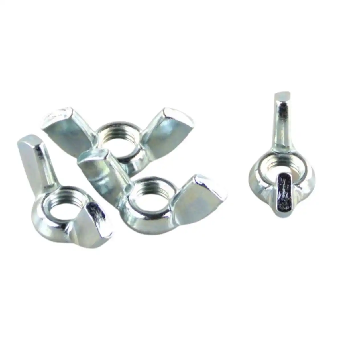 Bild 1 von Flügelmutter-Set M12 4 Stück aus Stahl, galvanisch verzinkt