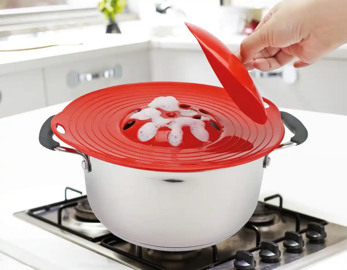 Bild 1 von Silikon Überkochschutz 2 tlg. Ø 16 + 18 cm