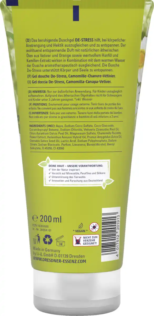 Bild 2 von Dresdner Essenz Duschgel De-Stress, 200 ml