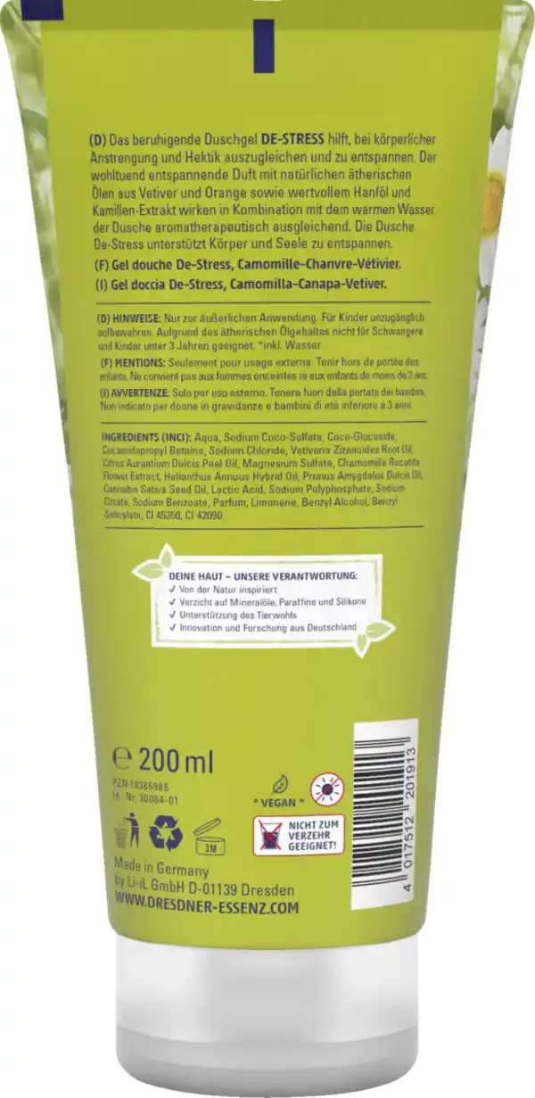 Bild 2 von Dresdner Essenz Duschgel De-Stress, 200 ml