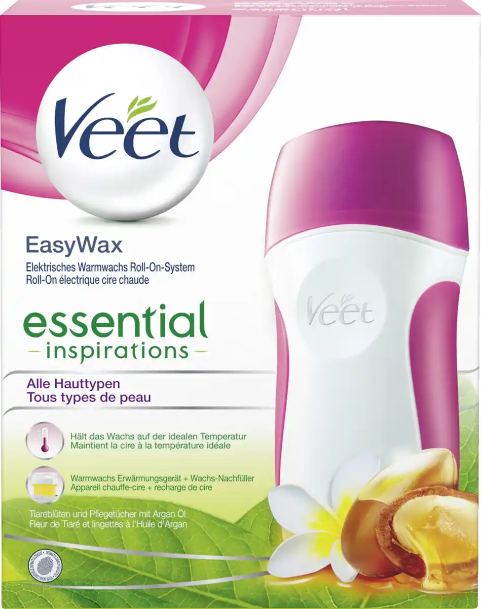 Bild 1 von Veet EasyWax Elektrisches Warmwachs Roll-on-System