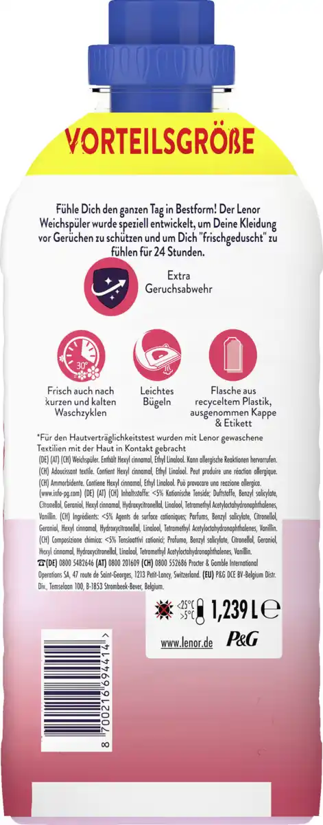 Bild 4 von Lenor Weichspüler Konzentrat Frühlingsgarten 59WL, 59 WL