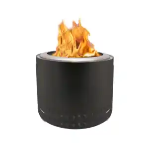 Pellet-Feuerstelle, XL, Schwarz