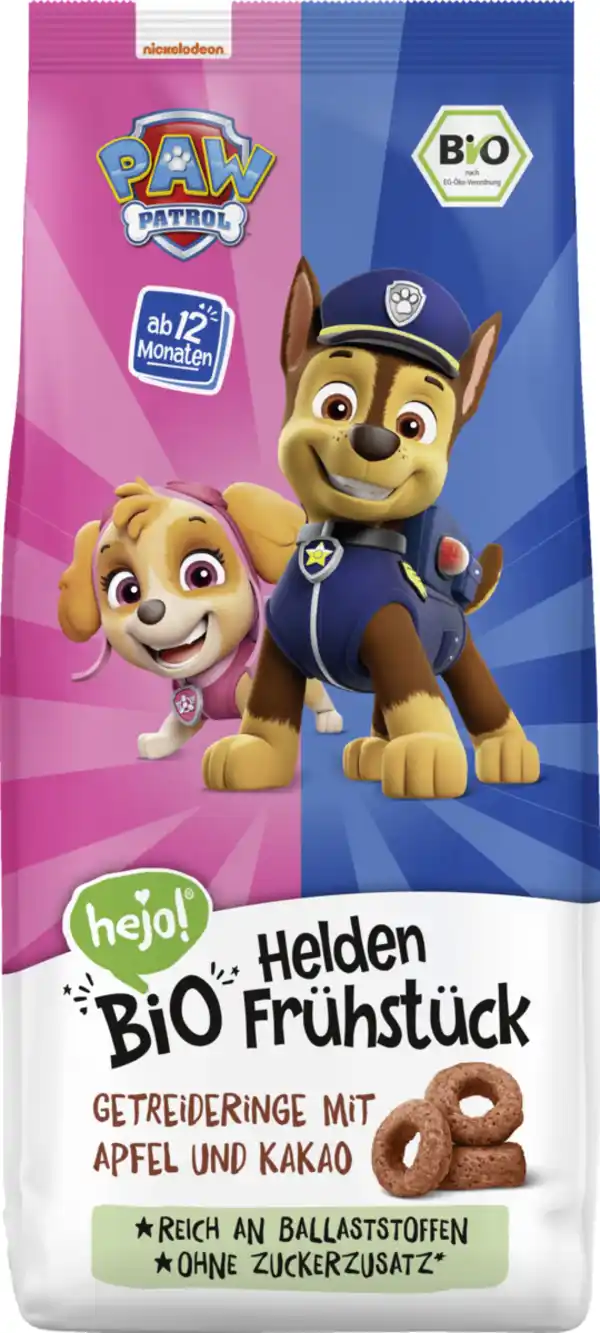 Bild 1 von hejo! Bio Helden Frühstück PAW Patrol, 125 g