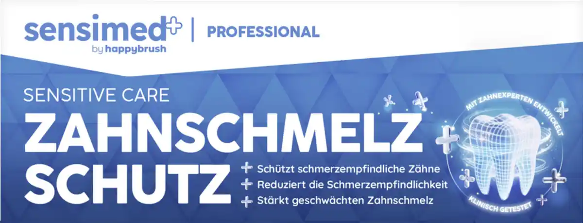 Bild 1 von happybrush sensimed Sensitive Care Zahnschmelschutz Zahnpasta, 75 ml