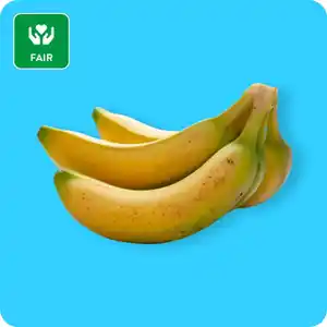   Fairtrade Bananen, Ursprung: Kolumbien / Dominikanische Republik / Ecuador / Peru