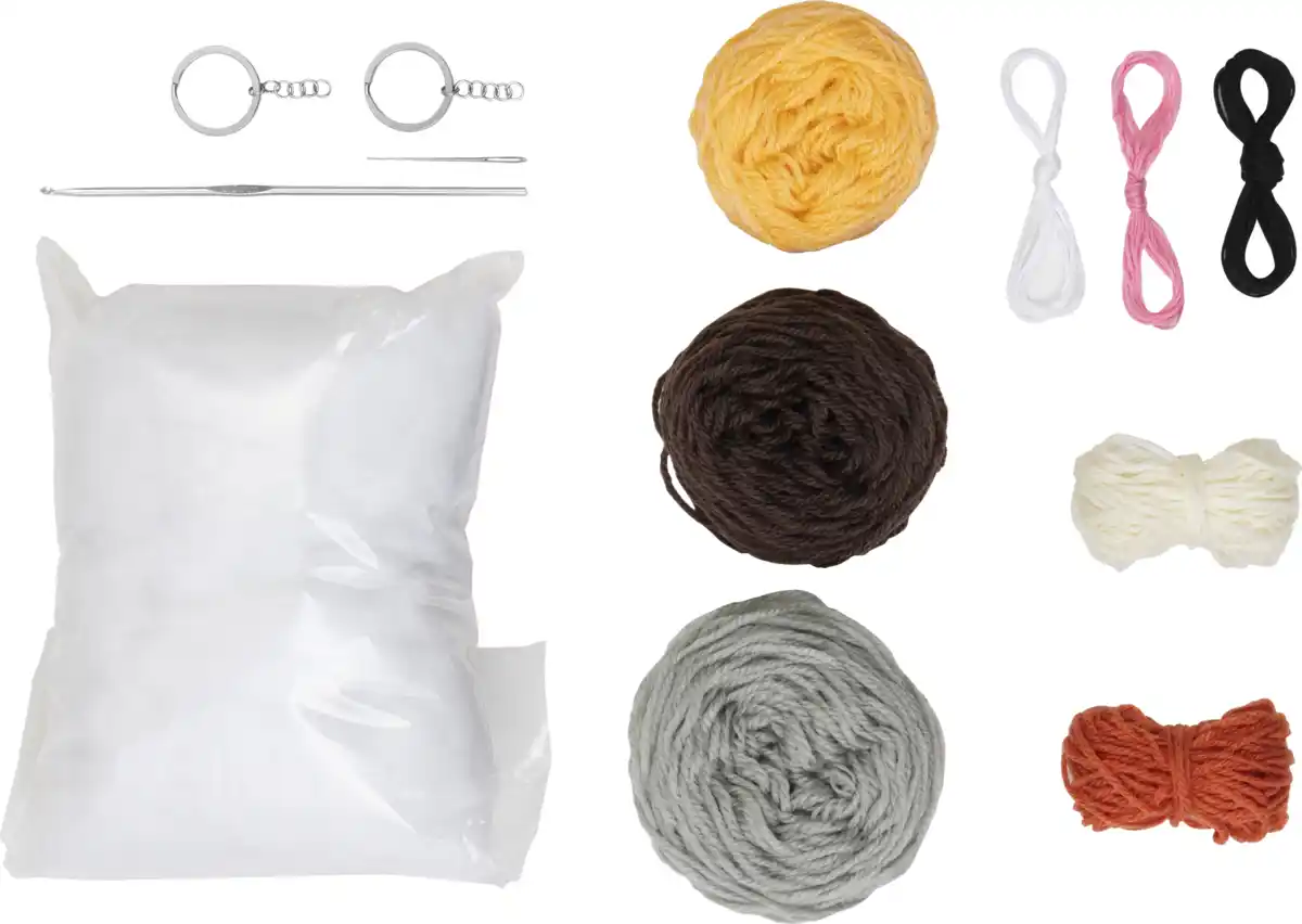 Bild 2 von IDEENWELT Amigurumi-Häkelset Wildtiere