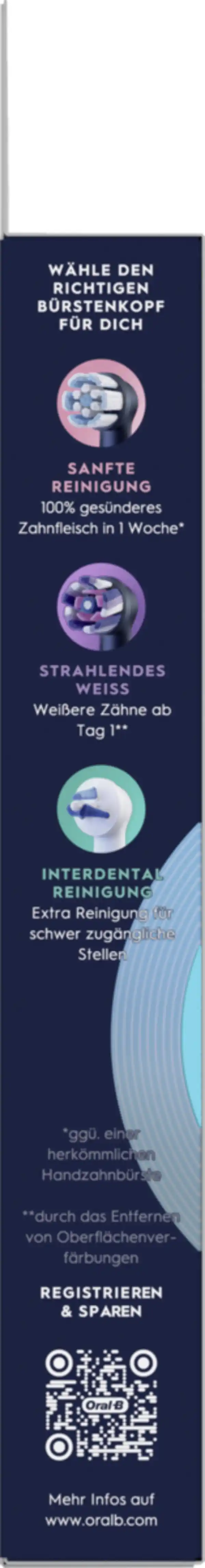 Bild 3 von Oral-B 6er Set Aufsteckbürsten iO Ultimative Reinigung schwarz