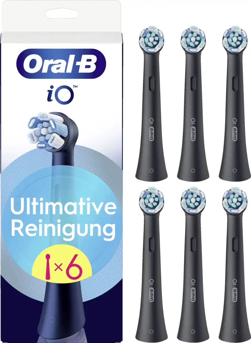 Bild 1 von Oral-B 6er Set Aufsteckbürsten iO Ultimative Reinigung schwarz