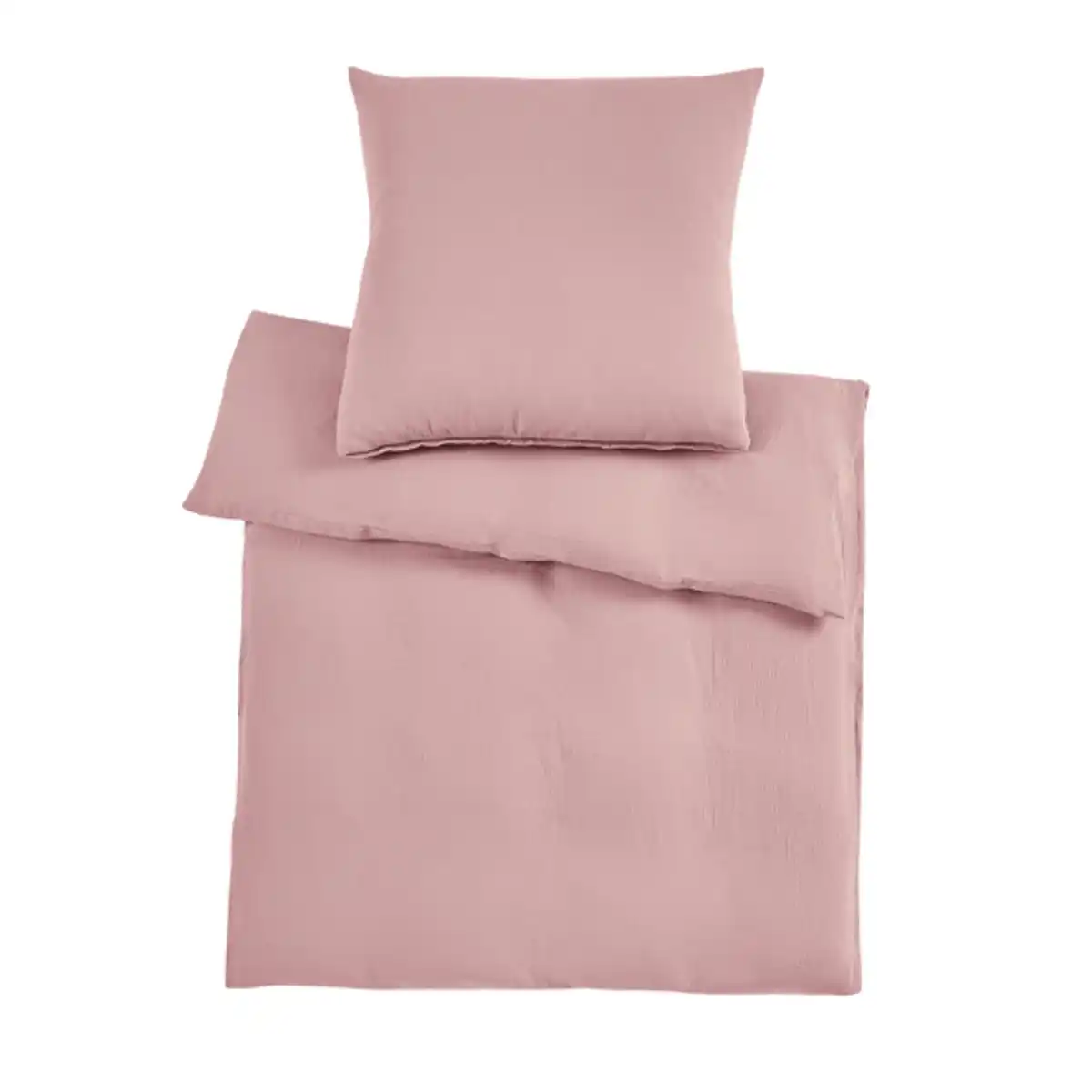 Bild 1 von Musselin Bettwäsche, rosa, 200 x 220 cm