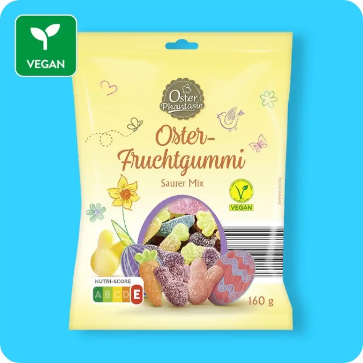 Bild 1 von OSTER PHANTASIE Oster-Fruchtgummi, Saurer Mix oder Süßer Mix
