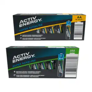 ACTIV ENERGY 20er-Alkaline-Batterien