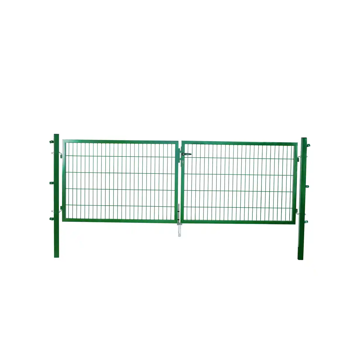 Bild 1 von Doppelflügeltor 'Arne' Stahl grün 300 x 100 cm