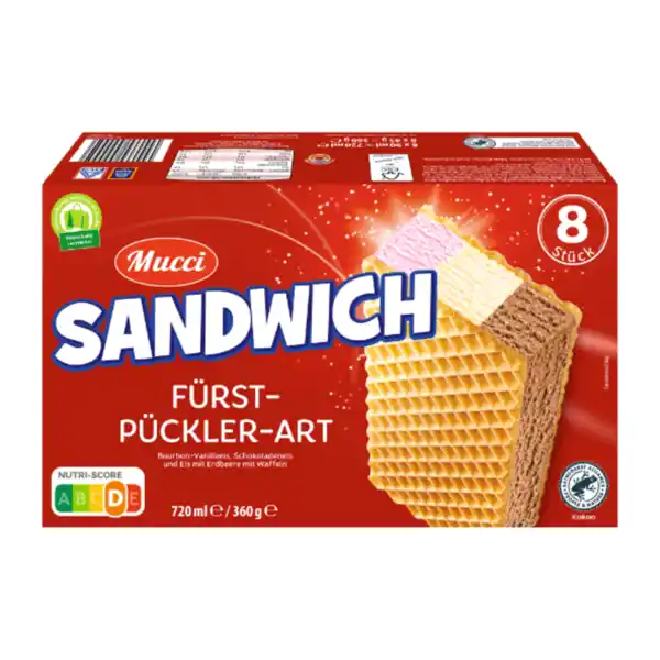 Bild 3 von MUCCI Eis-Sandwich 720ml