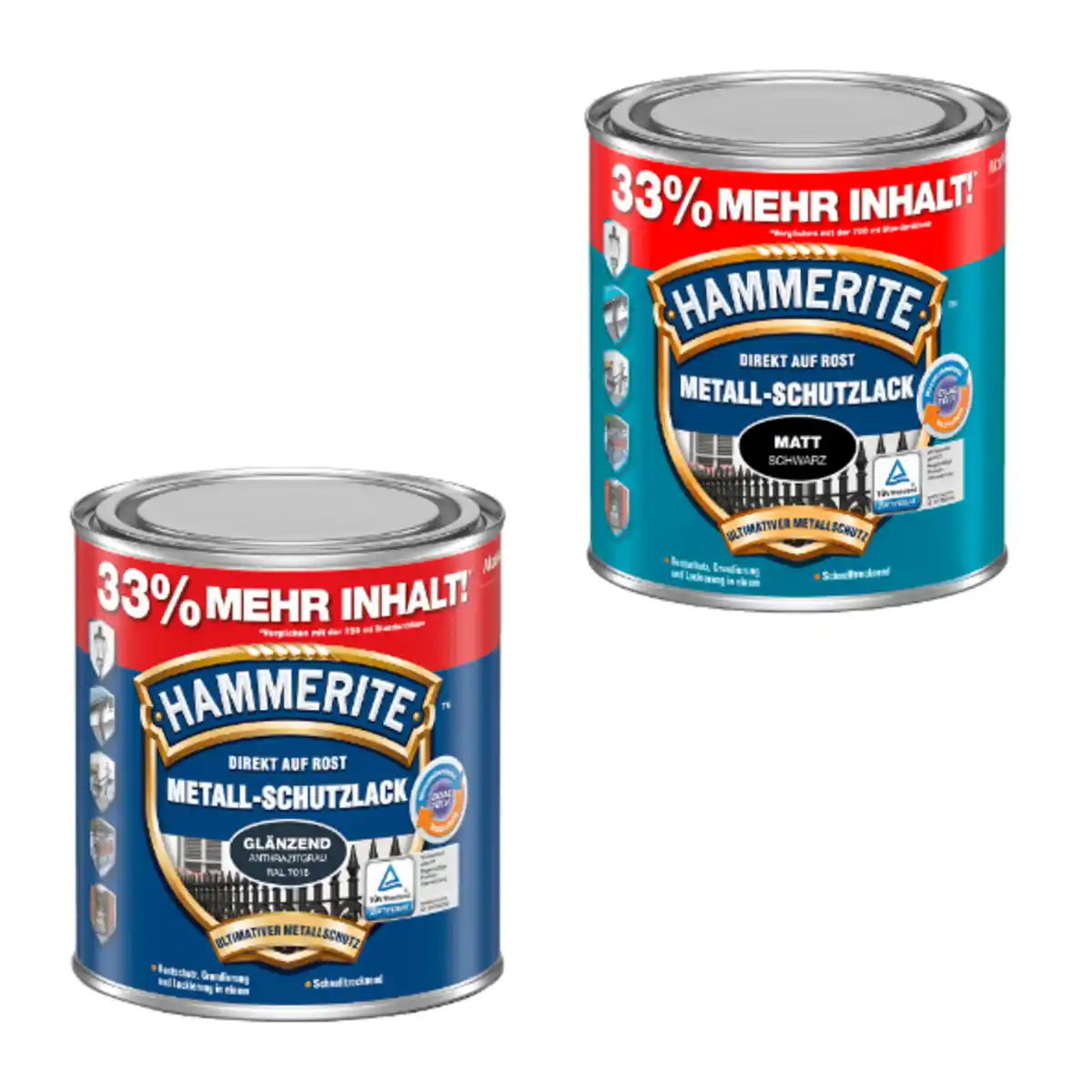 Bild 1 von HAMMERITE Metall-Schutzlack 1L