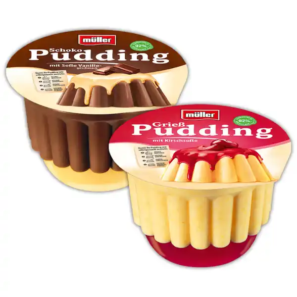 Bild 1 von Müller Pudding mit Soße