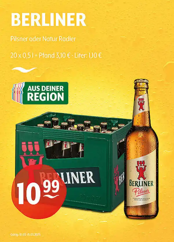 Bild 1 von BERLINER Pilsner oder Natur Radler