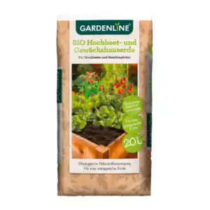 GARDENLINE Bio-Hochbeet- und Gewächshauserde 20L