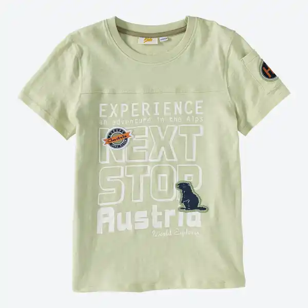 Bild 1 von Kinder-Jungen-T-Shirt mit Arm-Tasche