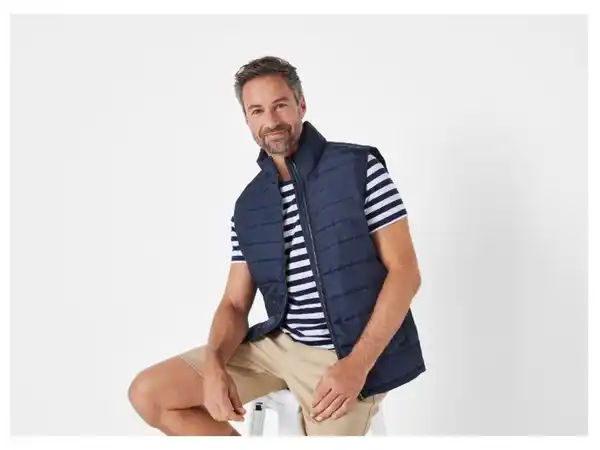 Bild 3 von LIVERGY® Herren Steppweste, wasserabweisendes Obermaterial