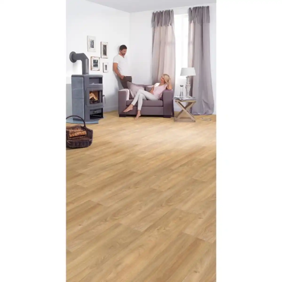 Bild 2 von RENOVO Vinylboden »Holznachbildung«, BxLxS: 190 x 1210 x 5 mm, braun