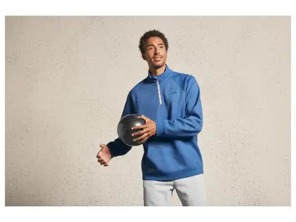 Bild 3 von CRIVIT Herren Sweatpullover, mit Baumwolle