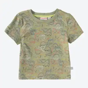 Baby-Jungen-T-Shirt mit Dino-Muster